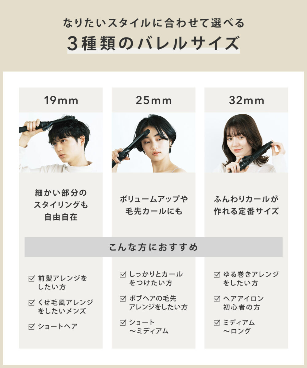 サロニア　カールヘアアイロン　画像